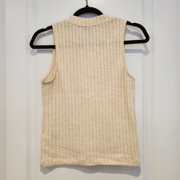 2 FOR $15! Dynamite Ribbed Mock Neck Tank | Sz S - Picture 2 of 7